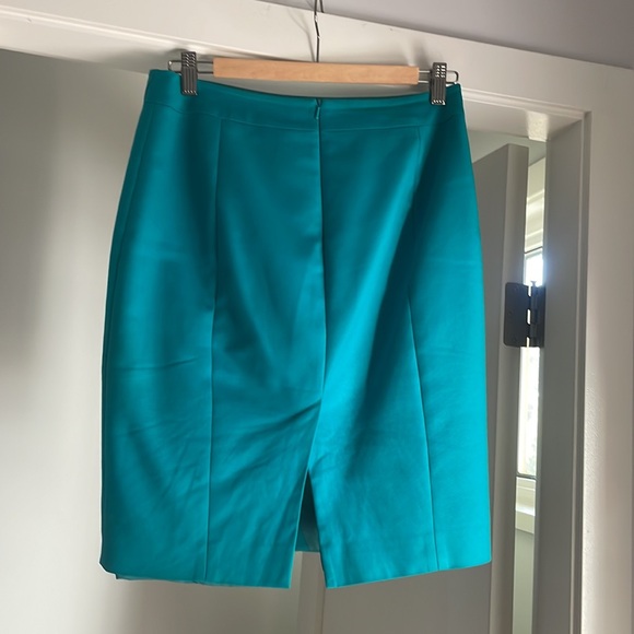 Turquoise pencil skirt - Picture 2 of 4